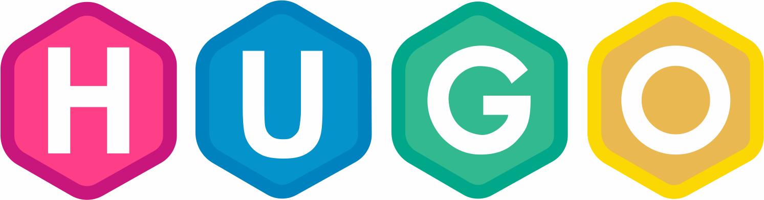 Logo of Hugo an open-source static site generators.