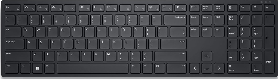 Un clavier générique de marque Dell.